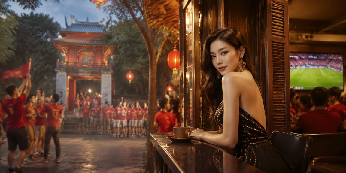 Người dùng Hà Nội thưởng thức cà phê buổi tối và trải nghiệm giao diện casino tiếng Việt